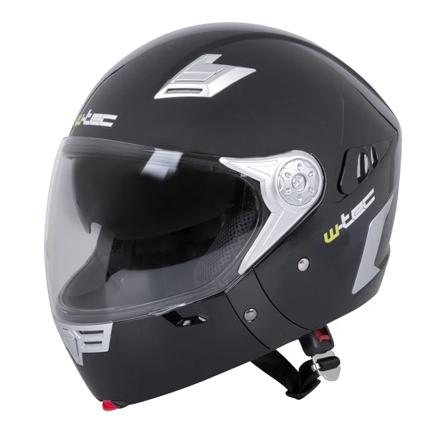 Motorradhelm W-TEC V220 - schwarz glänzend