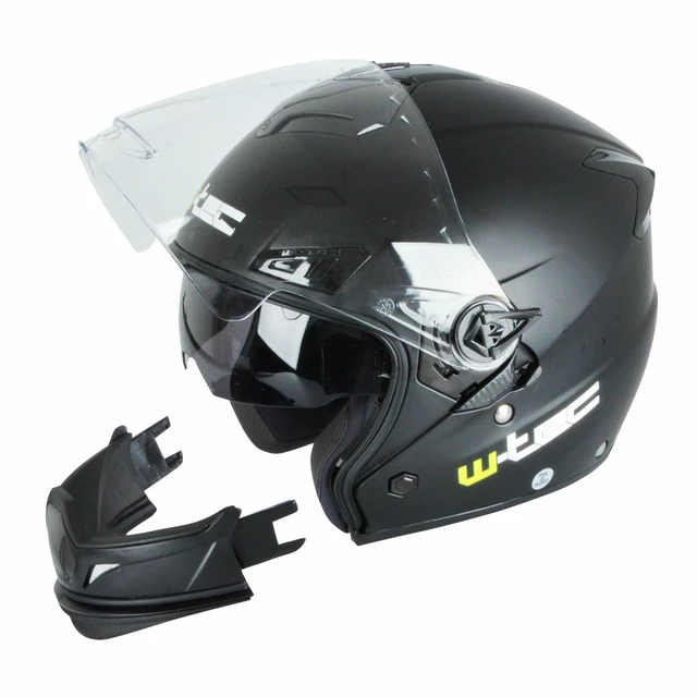 Motorcycle Helmet W-TEC NK-850 - Matte Black, XS (53-54)