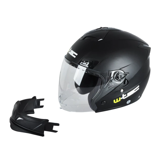 Moto prilba W-TEC NK-850 - 2. akosť - biela lesk