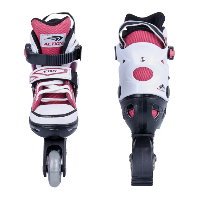 Girls Skates 2in1 Action Gondo Red - XS(29-32)