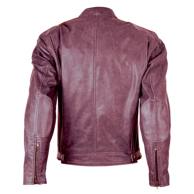 Leather Moto Jacket BOS 2058 Mahagon - Mahogany