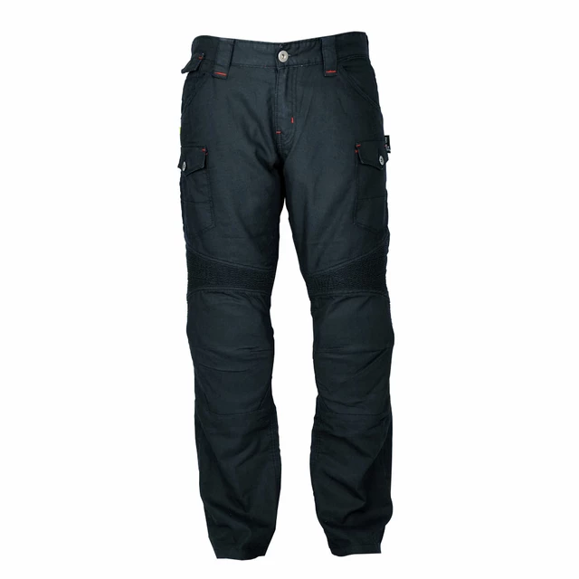 Herren Motorradjeans W-TEC Cruiser - schwarz - schwarz