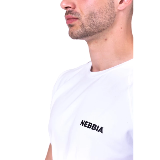 Pánské tričko Nebbia 90' Hero 143 - White, XL