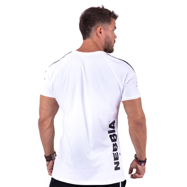 Pánské tričko Nebbia 90' Hero 143 - White, XL