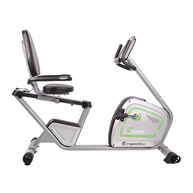 Rower treningowy rehabilitacyjny poziomy inSPORTline inCondi R60i + pas piersiowy