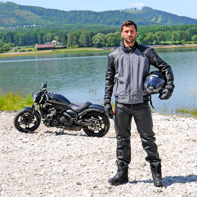 W-TEC Roster NF-1250 Herren Leder-Motorradhose