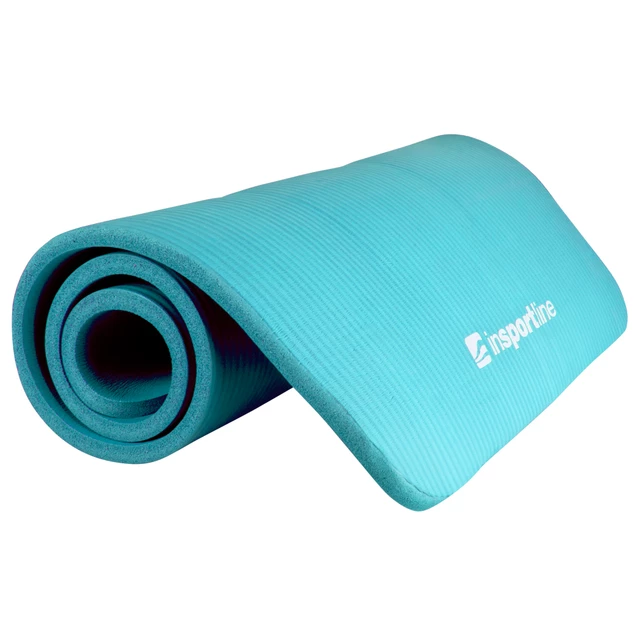 Exercise Mat inSPORTline Fity 140 x 61 cm - Green Yelow - Blue