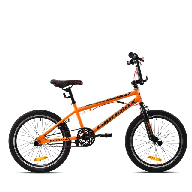 BMX Bike Capriolo Totem 20” 6.0 - Green Deep Grey - Orange Black