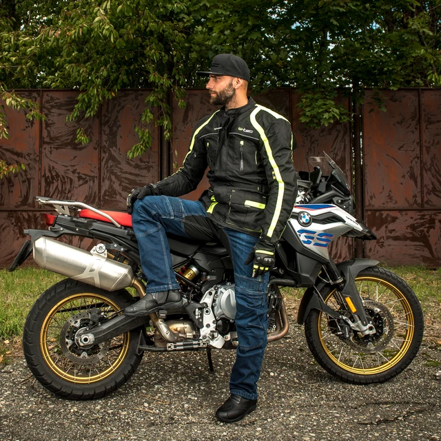 Męska długa kurtka motocyklowa W-TEC Glomnitz