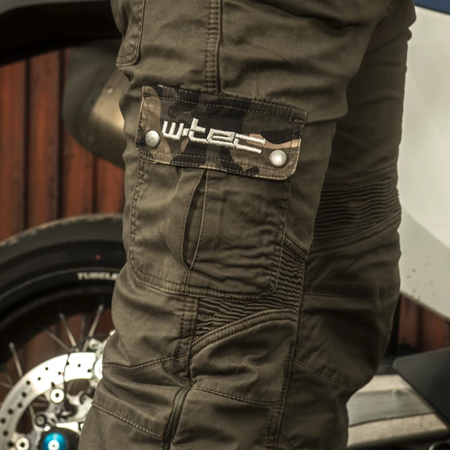 Men’s Motorcycle Pants W-TEC Shoota - Olive Green