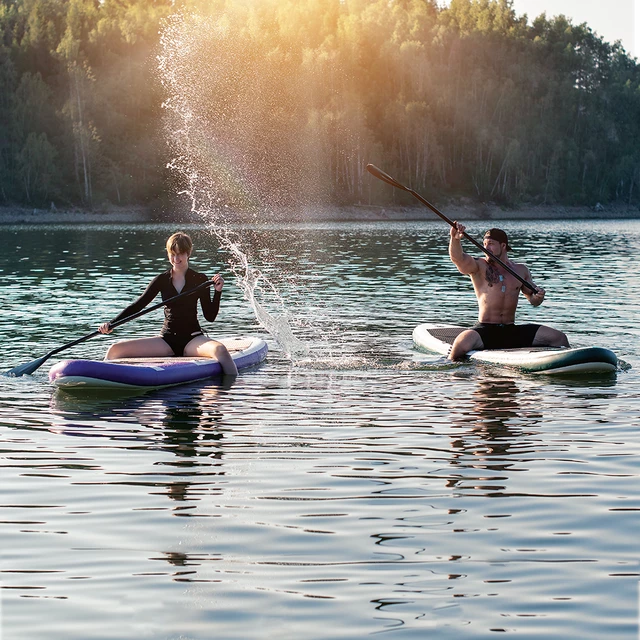 Paddleboard mit WORKER WaveTrip 11'6 "G2-Zubehör - Mitternachtsmeer