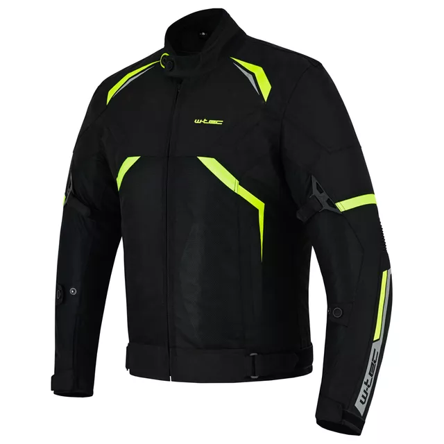 Moto bunda W-TEC Timuco - černá-fluo