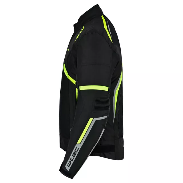 Moto bunda W-TEC Timuco - černá-fluo