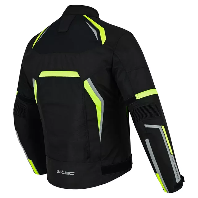 Moto bunda W-TEC Timuco - černá-fluo