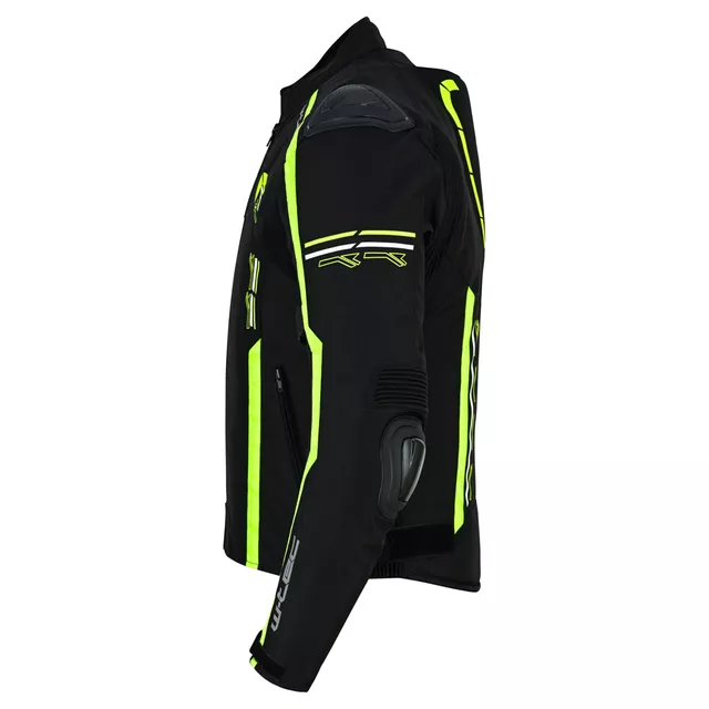 Moto bunda W-TEC Tonkawo - černá-fluo