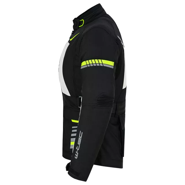 Dámská moto bunda W-TEC Warao Lady - černá-fluo