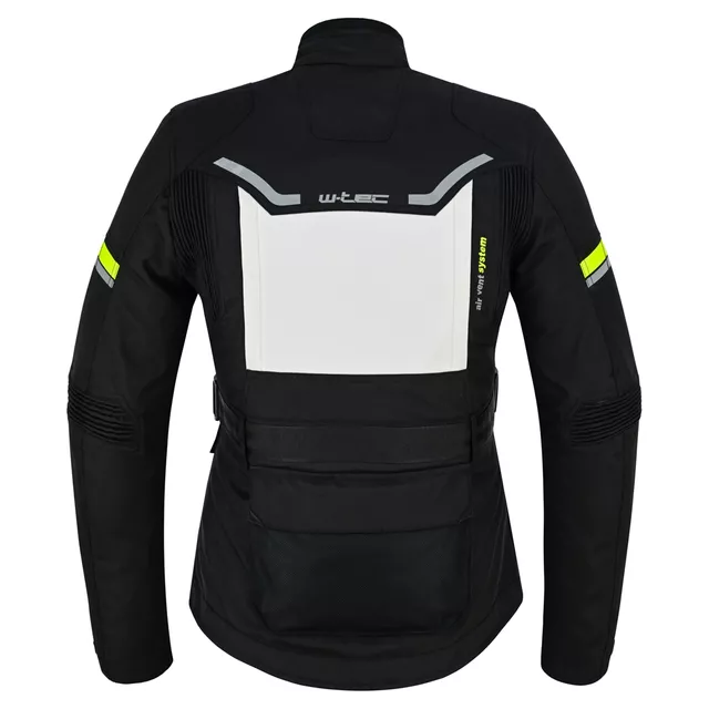 Dámská moto bunda W-TEC Warao Lady - černá-fluo