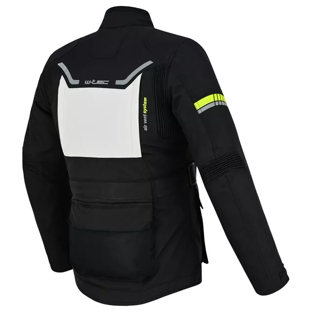 Dámská moto bunda W-TEC Warao Lady - černá-fluo