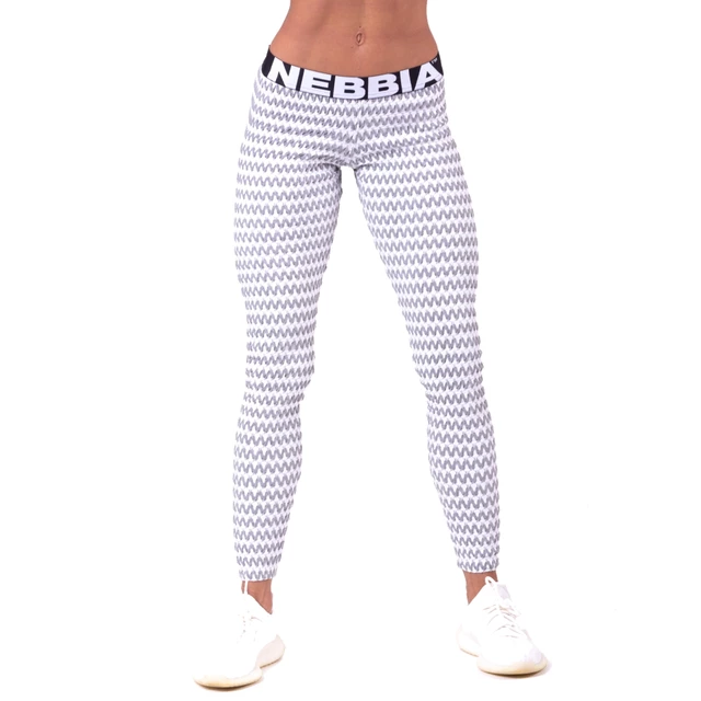 Women’s Leggings Nebbia Boho Style 3D Pattern 658 - Light Grey - Light Grey