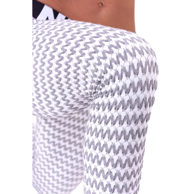 Women’s Leggings Nebbia Boho Style 3D Pattern 658 - Light Grey