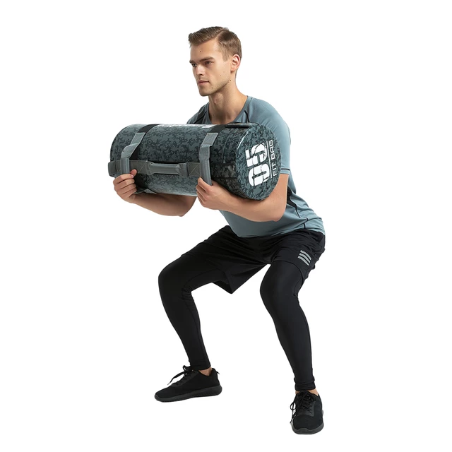 Posilovací vak s úchopy inSPORTline Fitbag Camu 10 kg