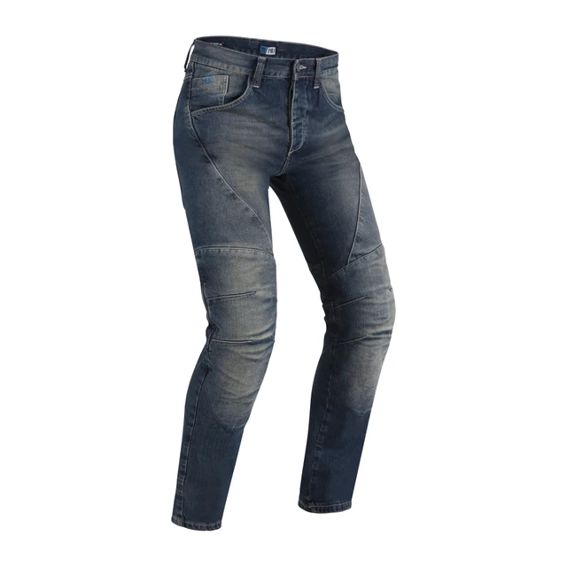 PMJ Dallas Herren-Motorradjeans - blau