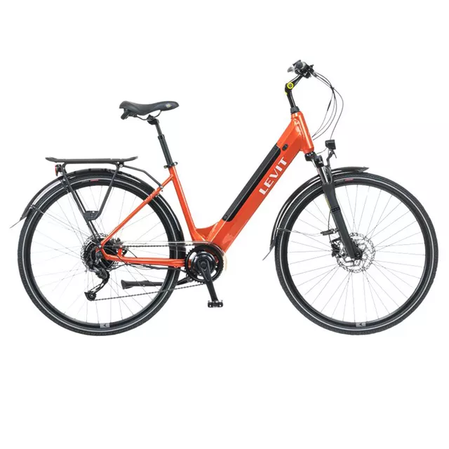 Urban E-Bike Levit Musca Urban HD 630 28” - Olive Pearl - Orange Pearl