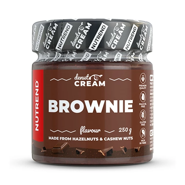 Orechový krém Nutrend Denuts Cream Brownie 250 g