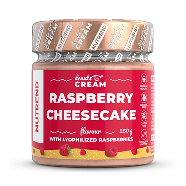 Denuts Cream Nutrend Raspberry Cheesecake 250 g