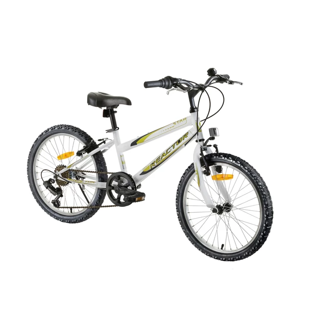 Kinder-Mädchenfahrrad Reactor Star 20" - weiß