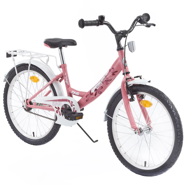 Detský bicykel DHS Twenty 2004 20" - model 2014 - biela - ružová
