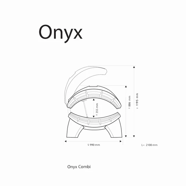 Solárium Hapro Onyx 26/1 C - 2.jakost