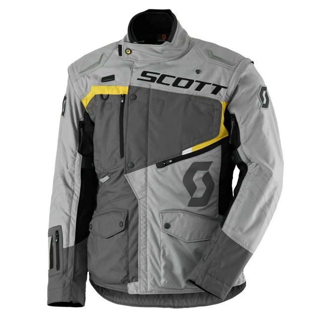 Motorcycle Jacket SCOTT Dualraid DP - Grey-Yellow - Grey-Yellow