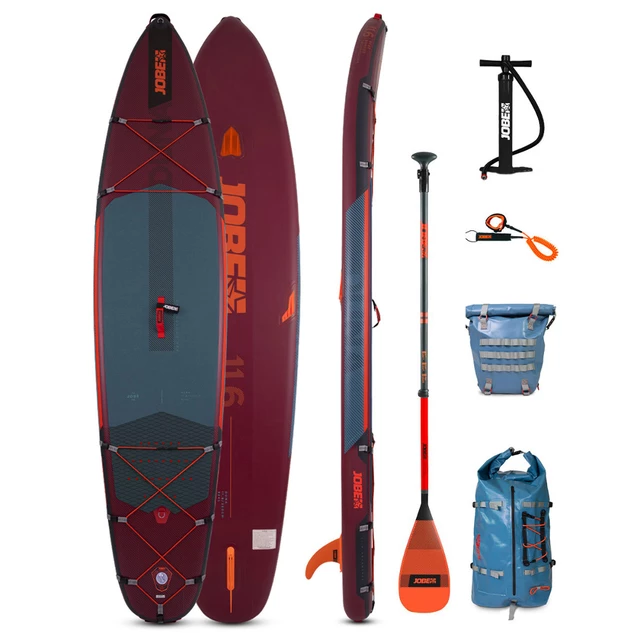 Paddleboard s příslušenstvím JOBE Aero SUP Adventure Duna 11.6 22003 - 2.jakost