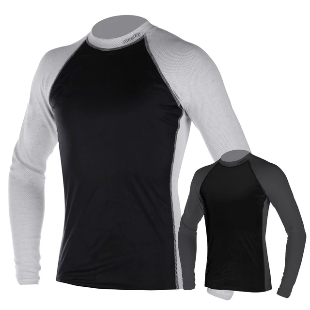 Thermo-shirt with a windbreaker Blue Fly Termo Duo Wind - Black