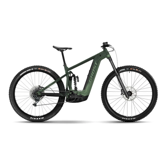 Celoodpružený elektrobicykel Ghost E-Riot EN AL 170/160 Universal B750 - Green - Green