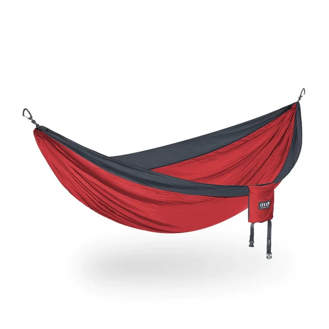 Hammock ENO DoubleNest S23 - Seafoam/Grey - Red/Charcoal