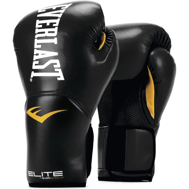 Boxerské rukavice Everlast Elite Training Gloves v2 - čierna - čierna