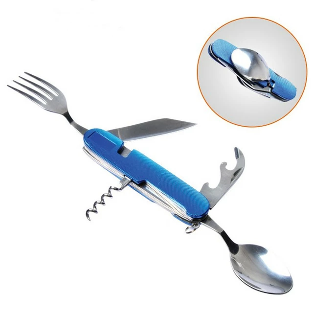 Multifunkčný skladací príbor AceCamp Cutlery Set