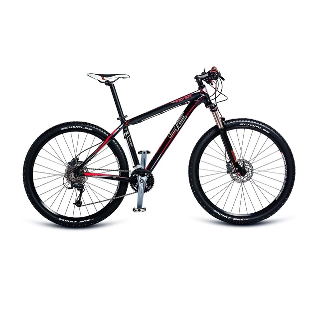 Horský bicykel 4EVER Fever 27,5'' - model 2018 - čierno-červená