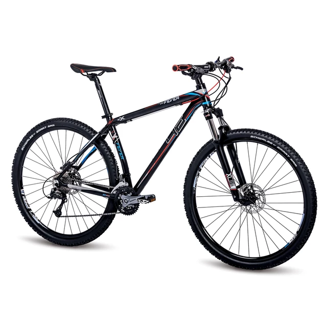 Horský bicykel 4EVER Fever Disc 29" - model 2016 - šedo-zelená - čierno-červená