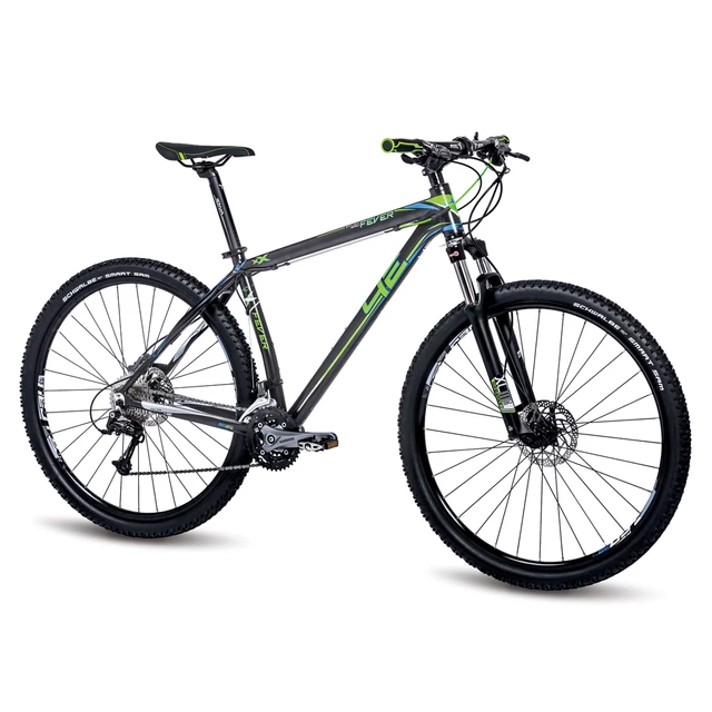 Horský bicykel 4EVER Fever Disc 29" - model 2016 - čierno-červená - šedo-zelená