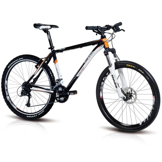 Mountain Bike 4EVER Fever with Disc Brakes 2012 - Red - Orange