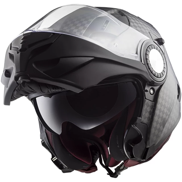 LS2 FF313 Vortex Solid Carbon Klapphelm