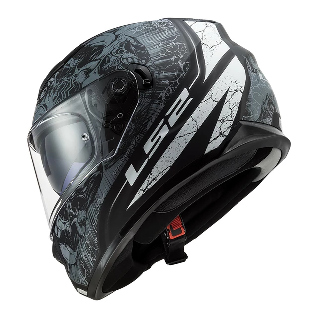 Moto přilba LS2 FF320 Stream Evo Throne Black Titanium