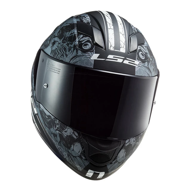 Motorradhelm LS2 FF320 Stream Evo Throne Black Titanium