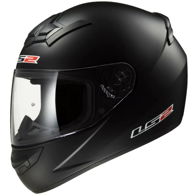 Moto Helmet LS2 Rookie - Matte Black - Matte Black