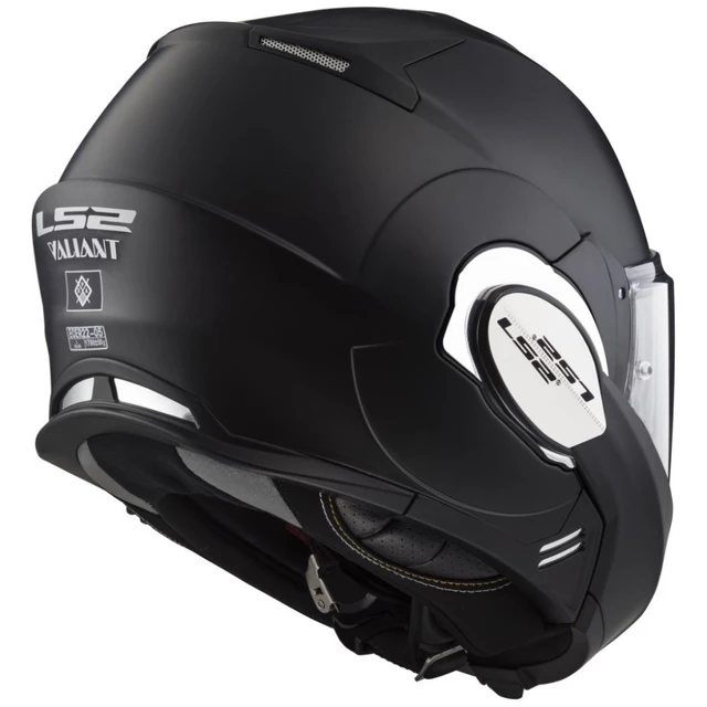 LS2 FF399 Valiant Motorradklapphelm - Noir Matt Black