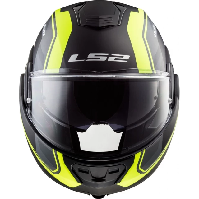 Flip-Up Motorcycle Helmet LS2 FF399 Valiant Lumen / H-V Yellow