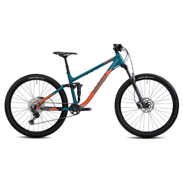 Celoodpružený bicykel Ghost Kato FS Universal 27.5 - model 2024 - Blue Grey/Orange Matt
